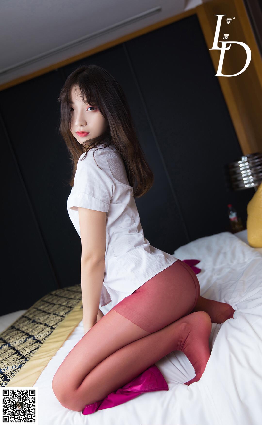 NO.037 LD Zero Degree Photography - Xuanxuan's Red Silk Temptation(79)